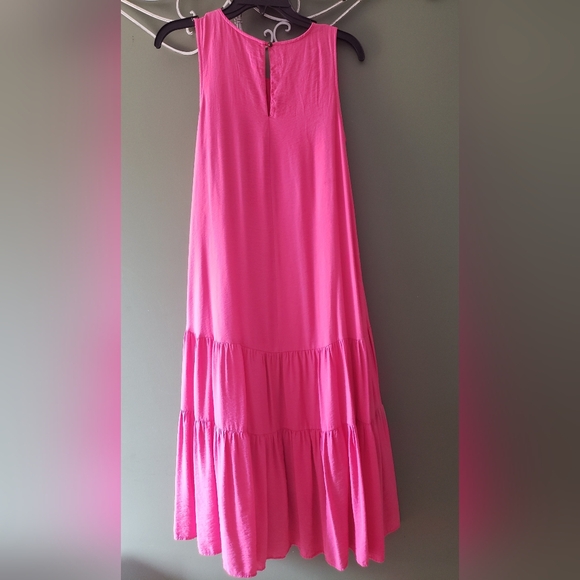 Maeve Pink Gorgeous High Low Cotton Viscose Dress!!! - Picture 4 of 12
